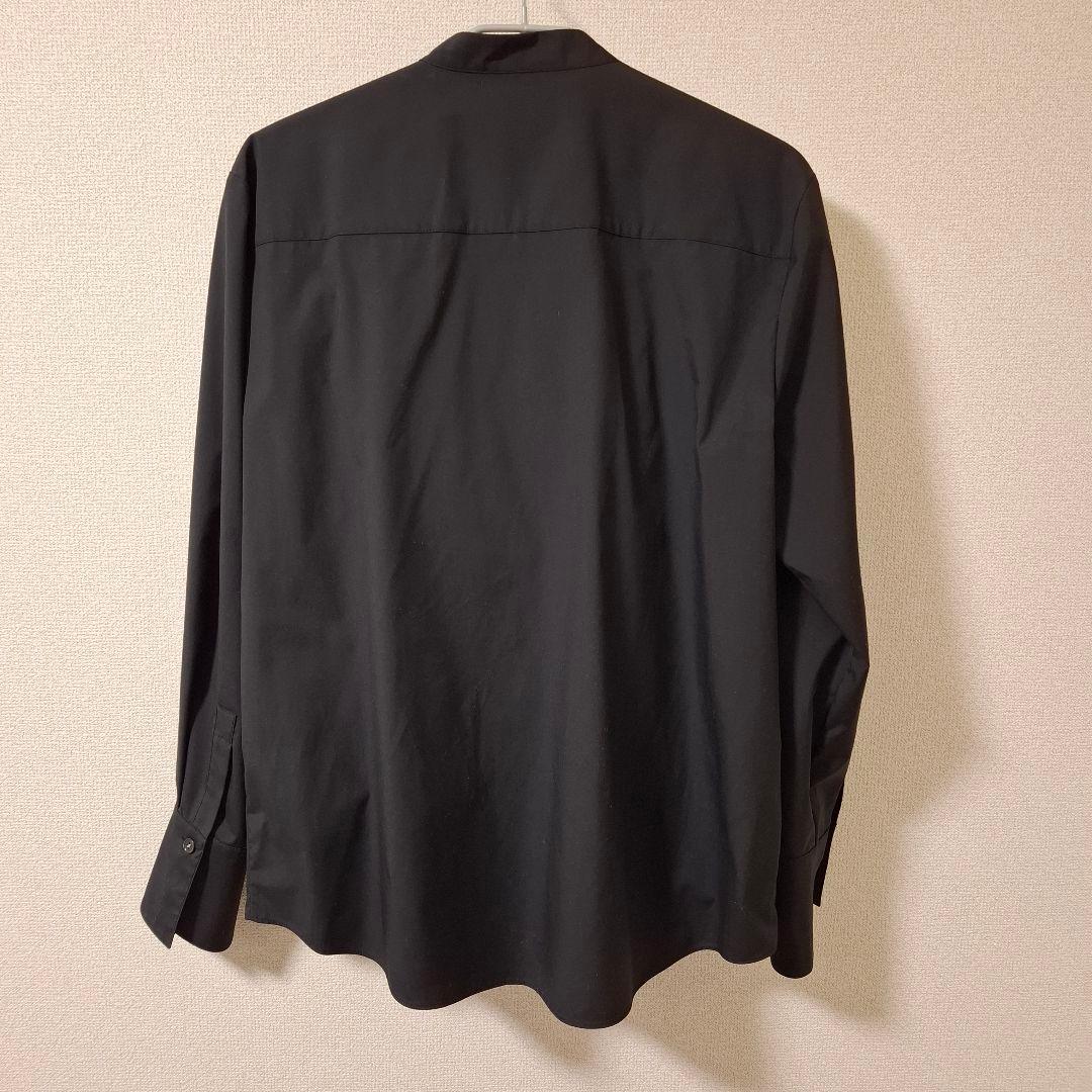 theory luxe フリルブラウス　黒