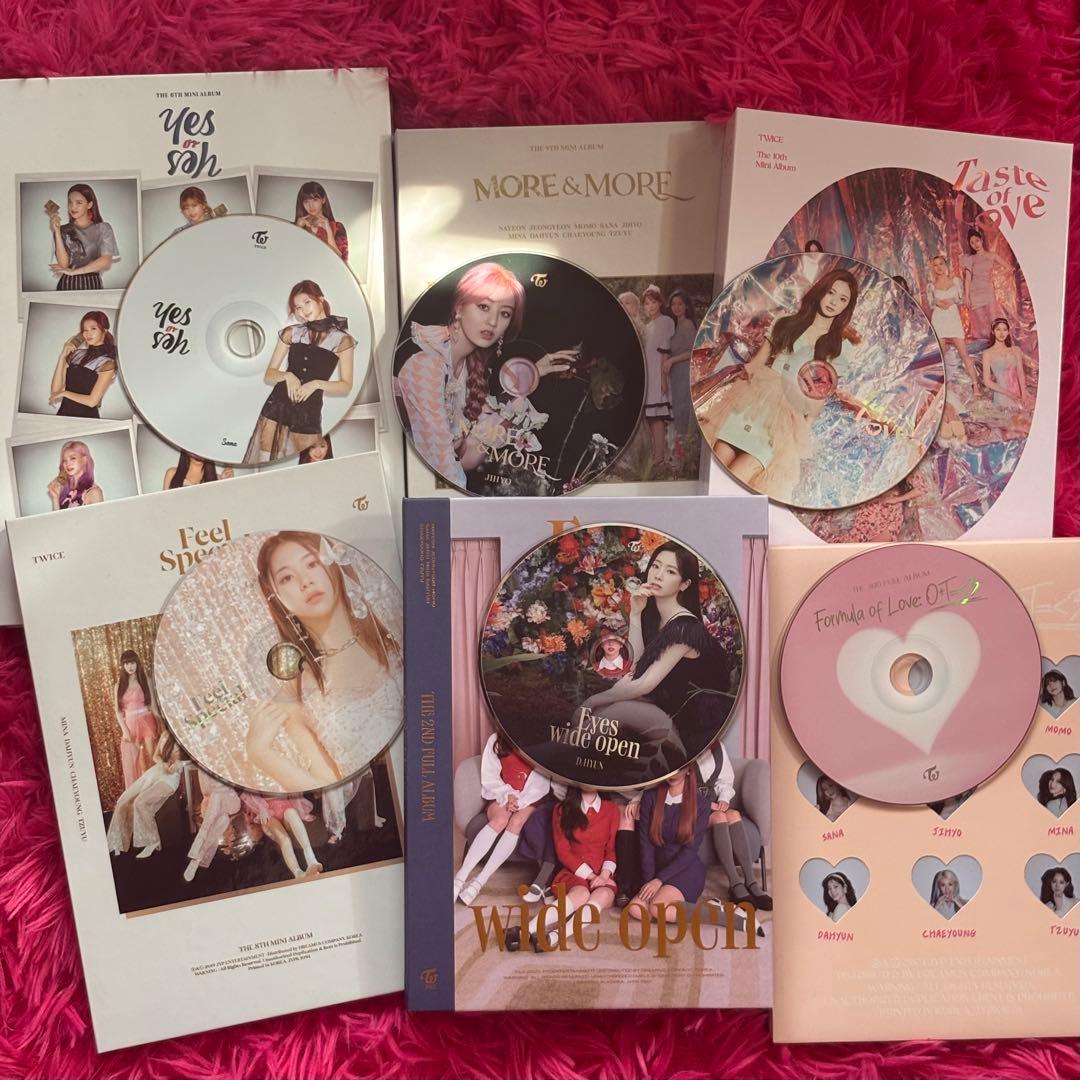 TWICE CDアルバム 9枚セット まとめ売りバラ売り可