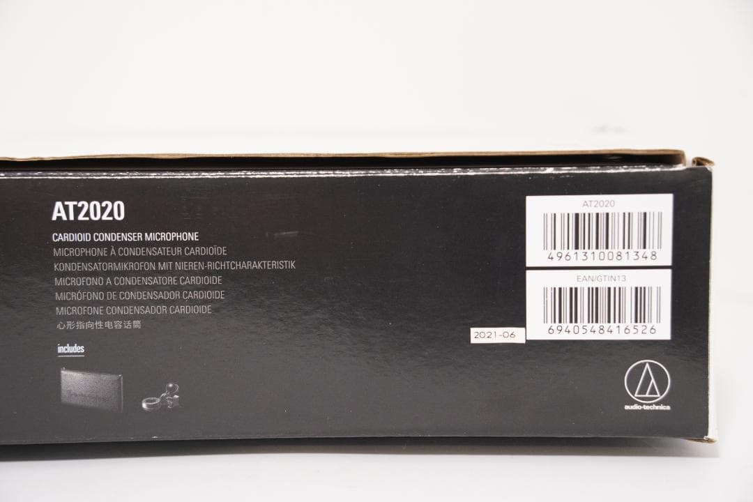 オーディオテクニカ コンデンサーマイク AT2020 audiotechnica