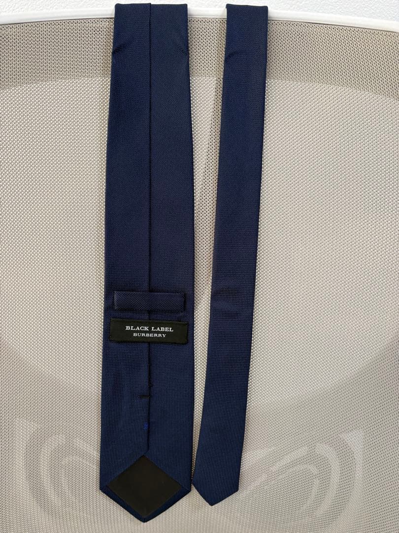 BURBERY BLACK LABEL ネクタイ ネイビー