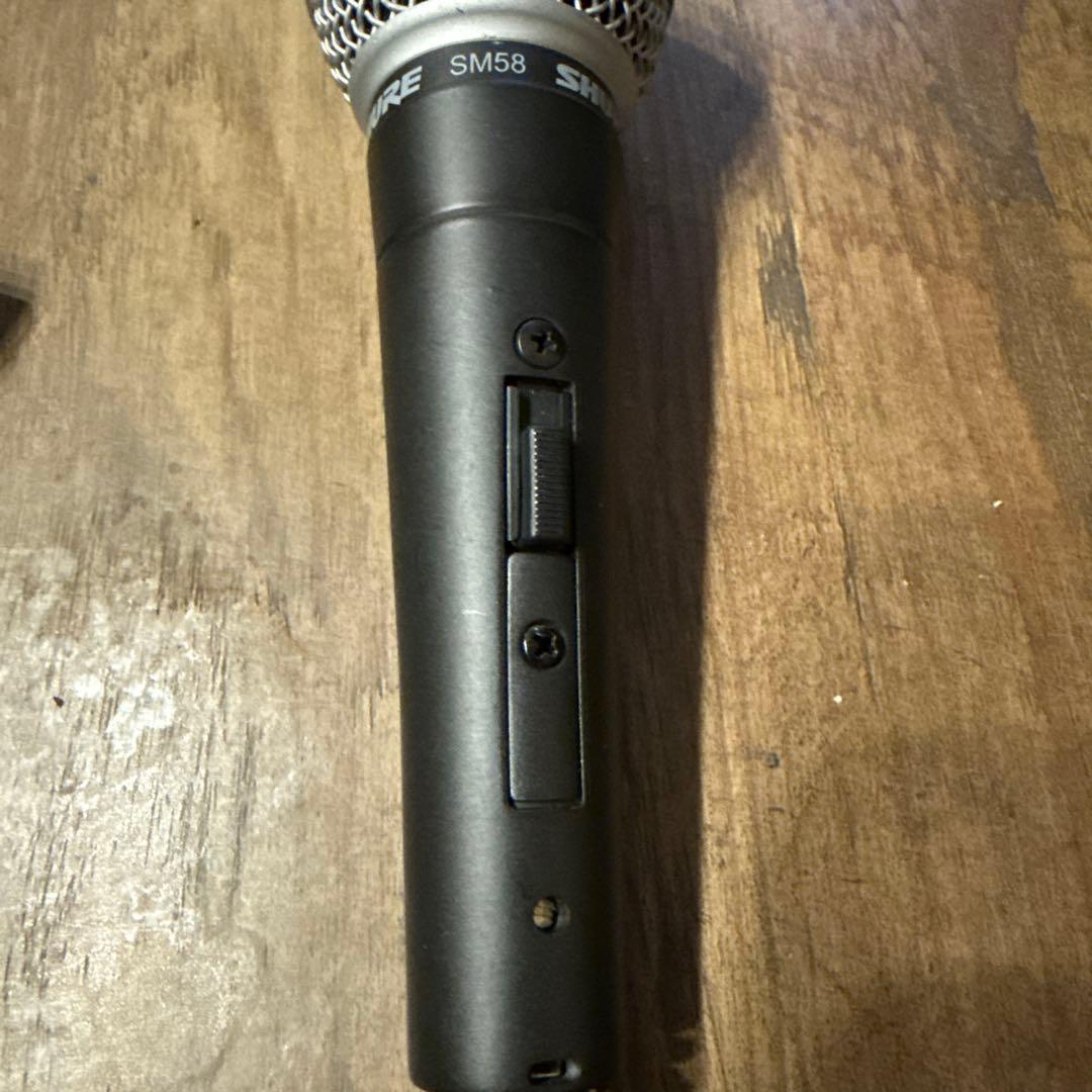SHURE シュア ダイナミックマイク SM58S : ON/OFFスイッチ付き