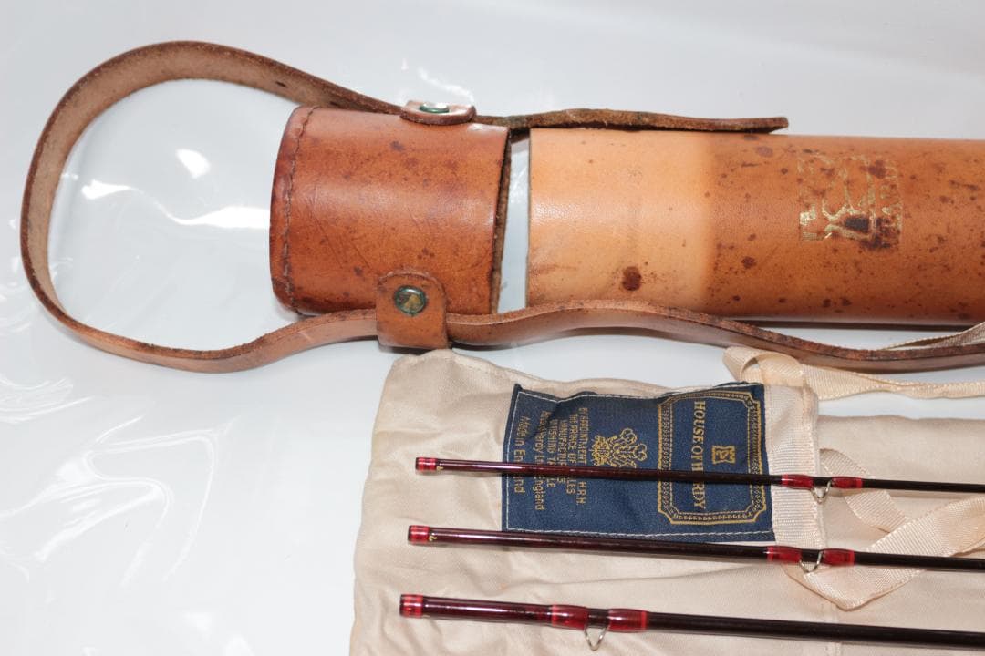 ハーディ　Hardy　デラックススマグラー　8.5ft　6番　7本継　革ケース付