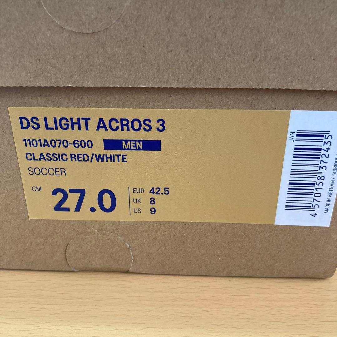 アシックス DSライト アクロス3 27cm サッカースパイク 新品