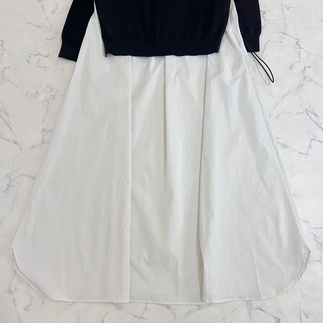 BEARDSLEY ビアズリー ニット コンビ ワンピース