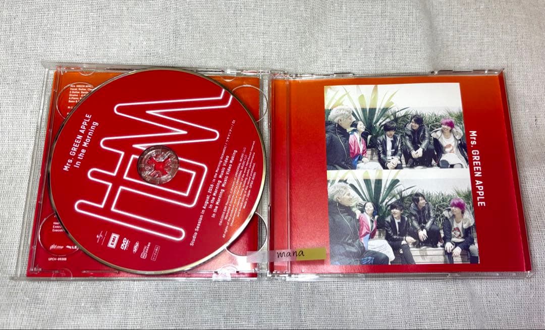 a*a様 Mrs. GREEN APPLE In the Morning 初回限