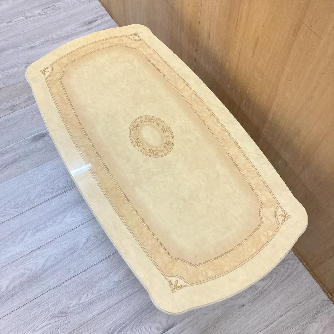 イタリア　リビングテーブル　センターテーブル　姫家具　ロココ調