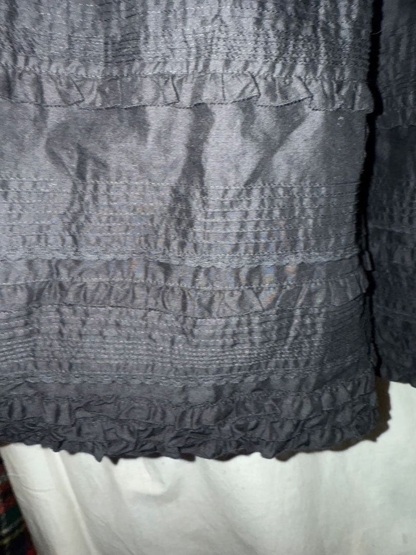 ピンクハウス黒豪華フリルワンピースカネコイサオワンダフルワールド