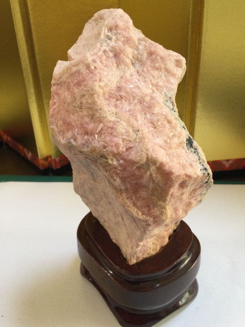 菱マンガンインカローズ原石　インカローズ原石　観賞石