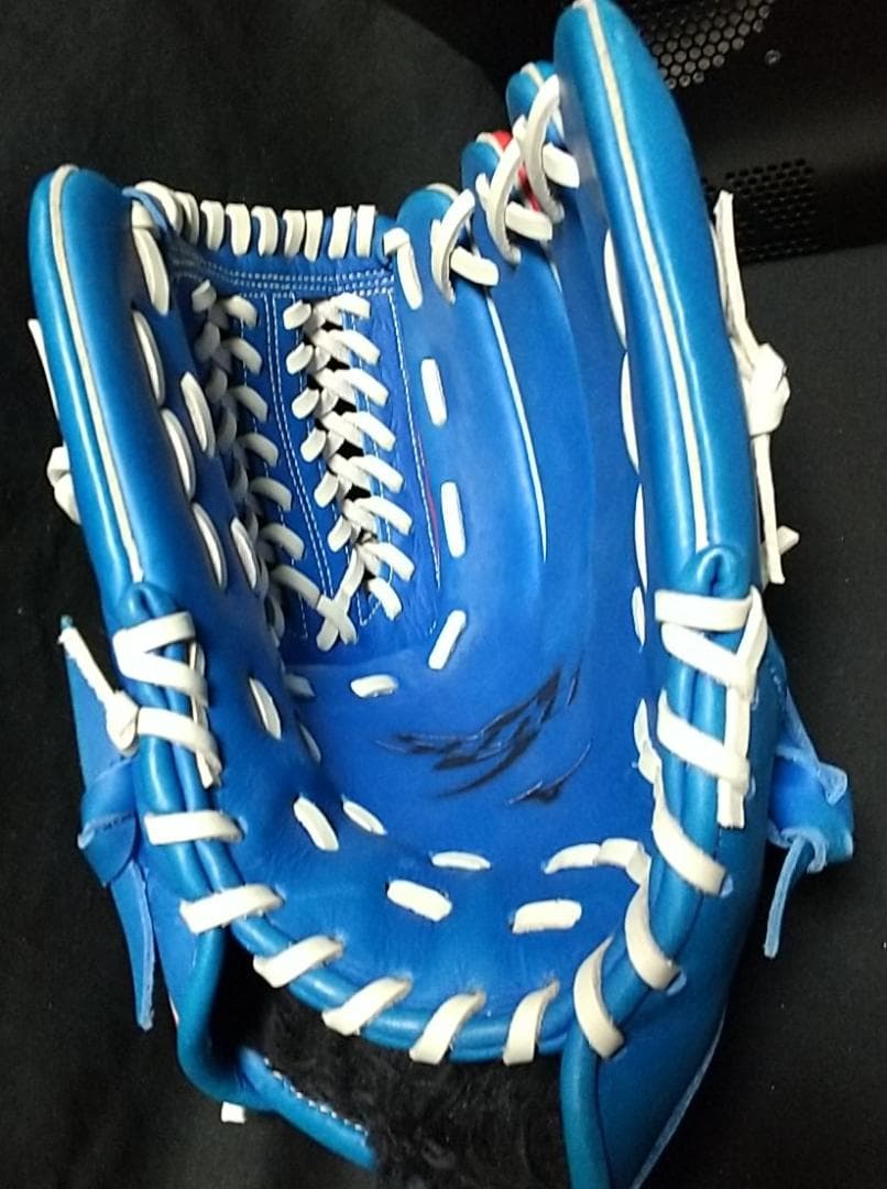 MIZUNO SELECT9 軟式オールラウンド用グローブ 青赤