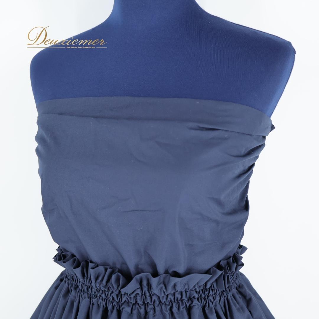 【フラダンス衣装】ネイビー BLUE HEAVEN COMPANY 上下セット