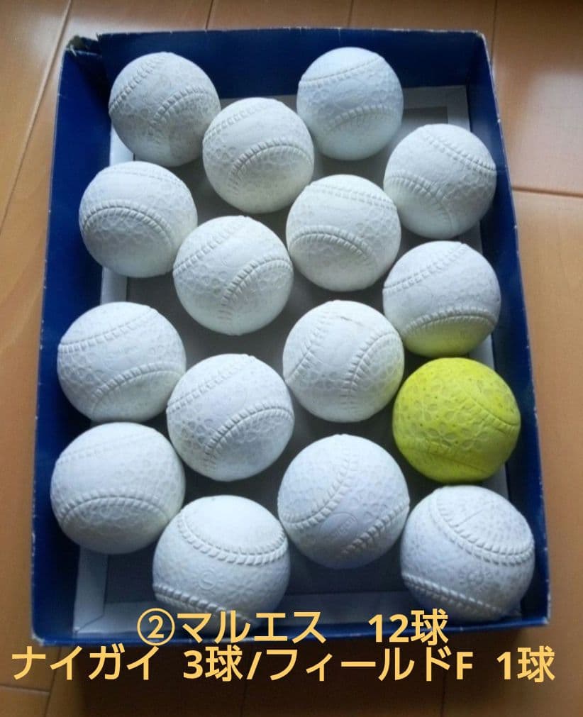 軟式野球ボールJ号　38球訳あり品集めました❗