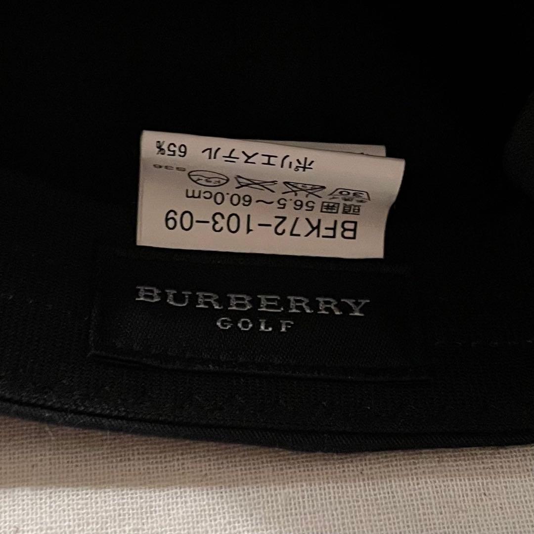 【未使用に近い★レア】バーバリーキャップ★ノバチェック★シャドーホース黒GOLF