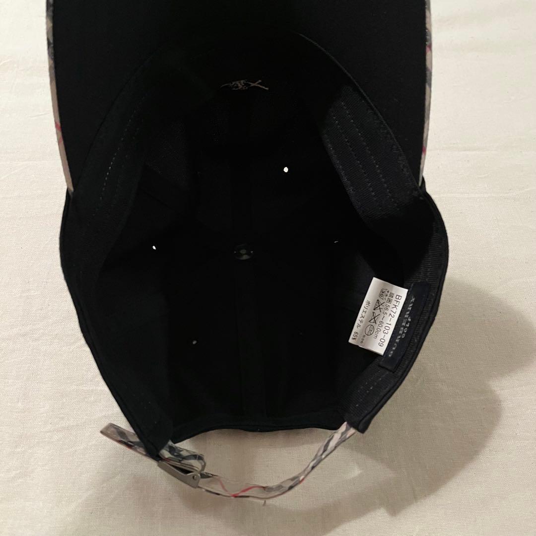 【未使用に近い★レア】バーバリーキャップ★ノバチェック★シャドーホース黒GOLF