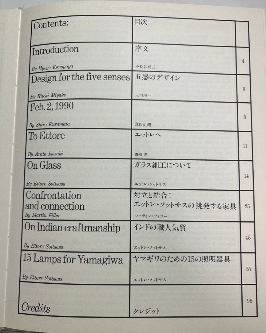 アート・デザイン・音楽 Ettore Sottsass Advanced studies