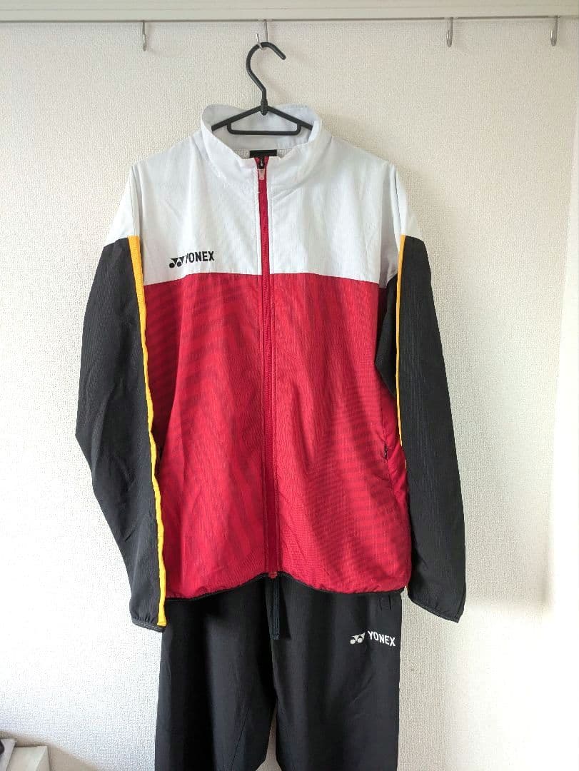 定価23100円 ヨネックス 裏地付ウォームアップシャツ・パンツ上下セット　L