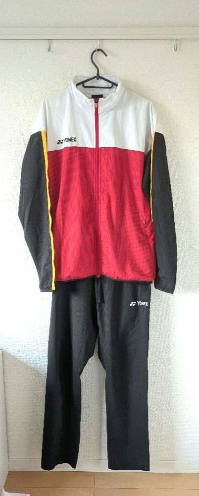 定価23100円 ヨネックス 裏地付ウォームアップシャツ・パンツ上下セット　L