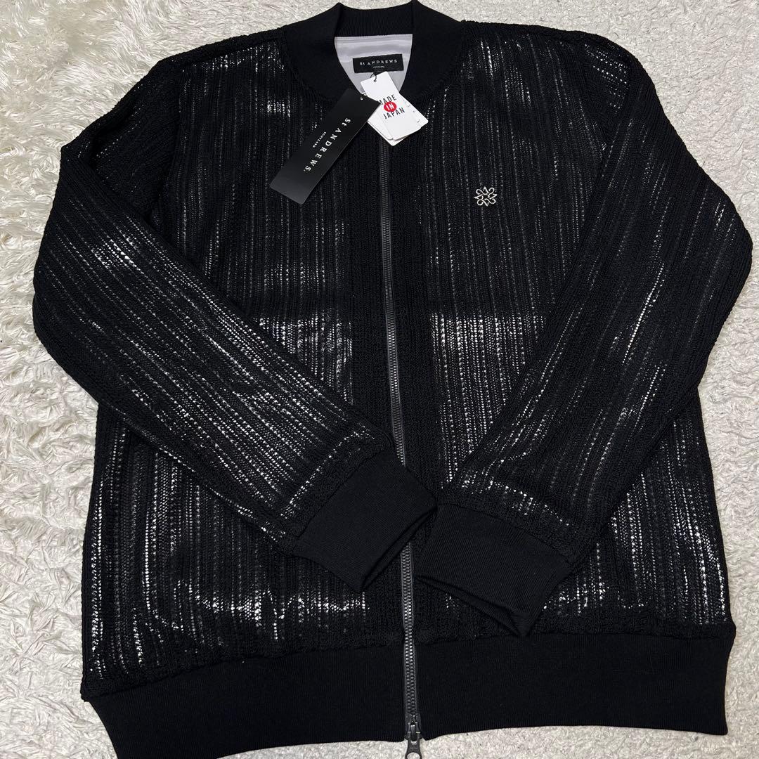 【新品タグ付き】セントアンドリュース メッシュ 裏地付き アウター メンズ L