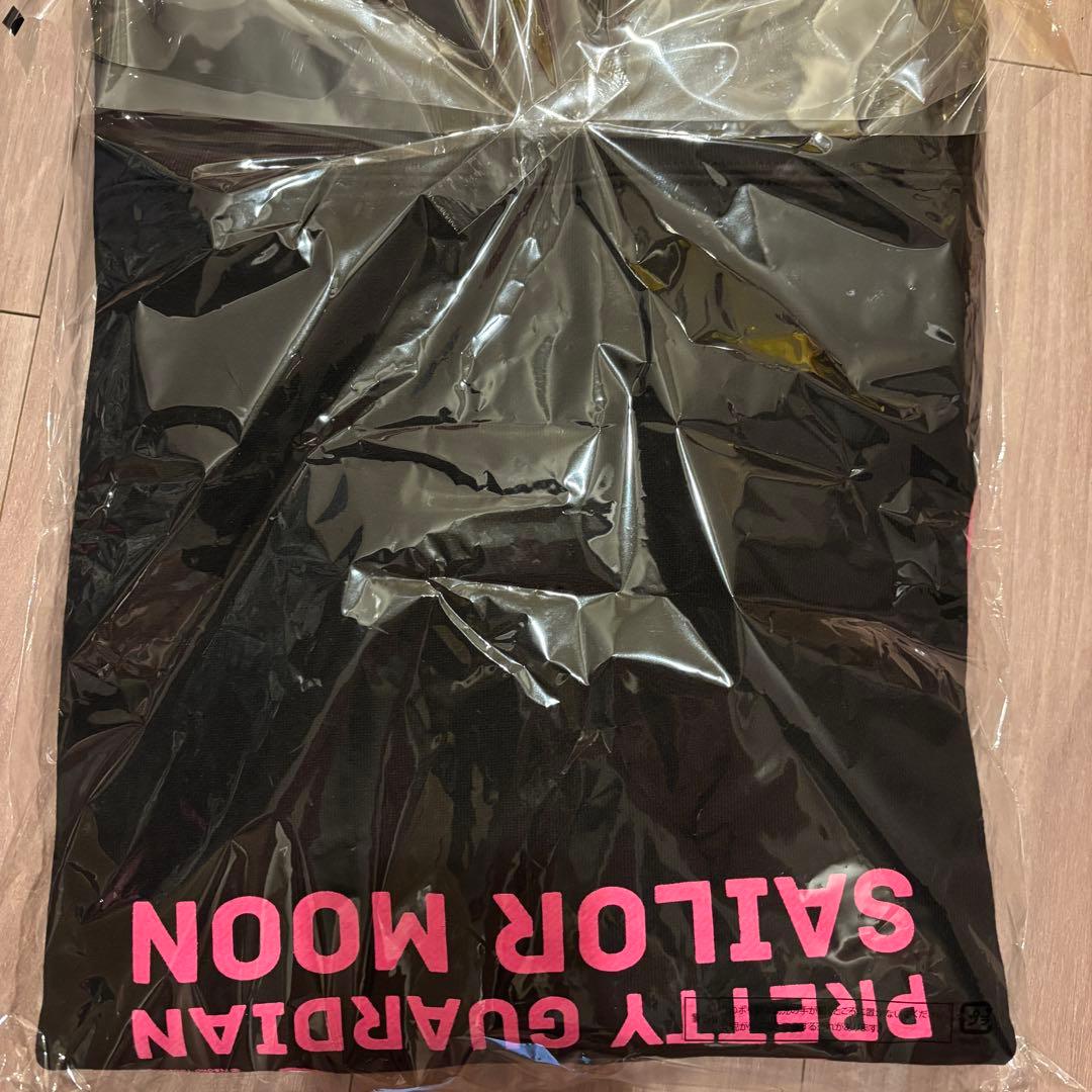 セーラームーンストア　パーカー セーラームーン＆ルナ ブラック XL 原画