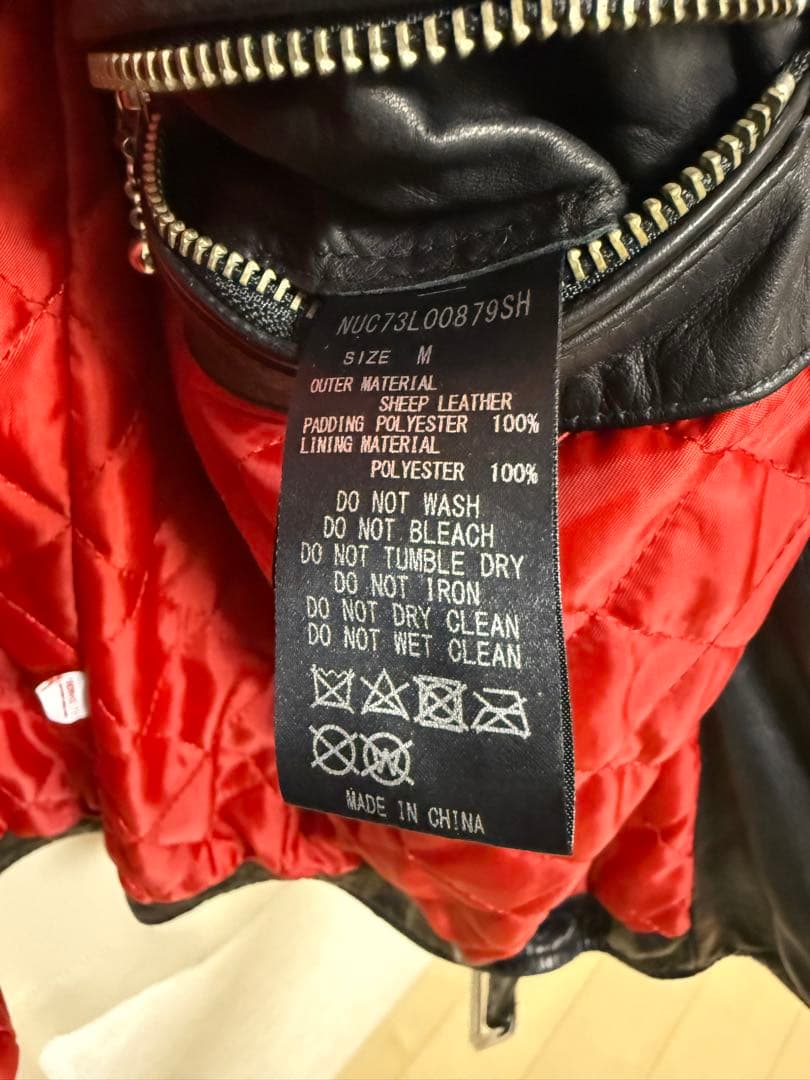 nano universeダブルライダースジャケット