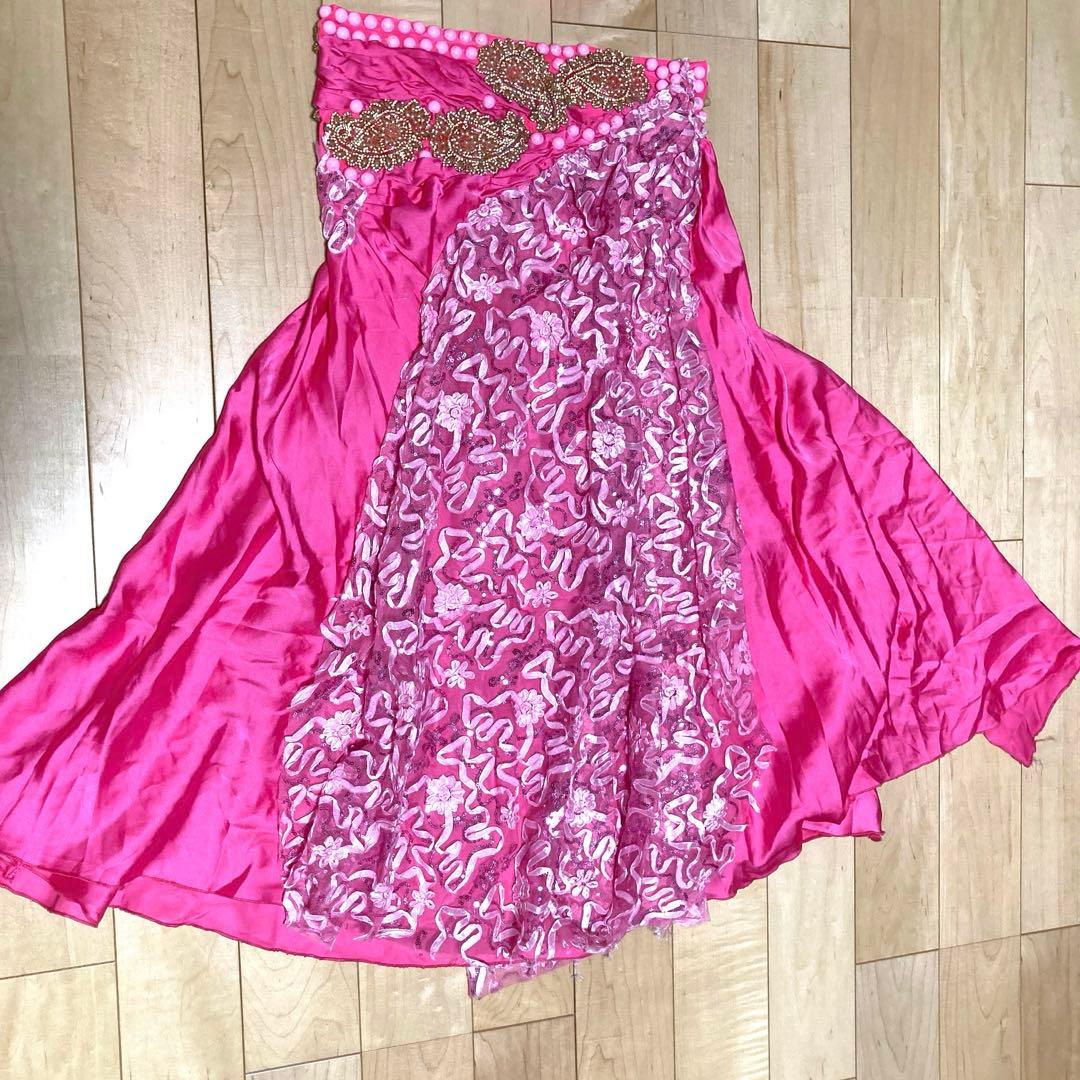 ベリーダンス 衣装 ピンク