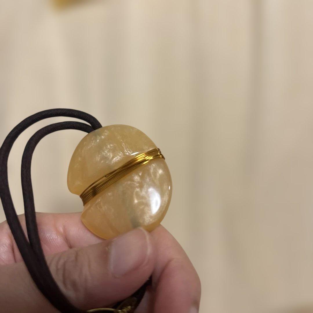 y*i様 黄色ヘアピン かんざし？とヘアゴム