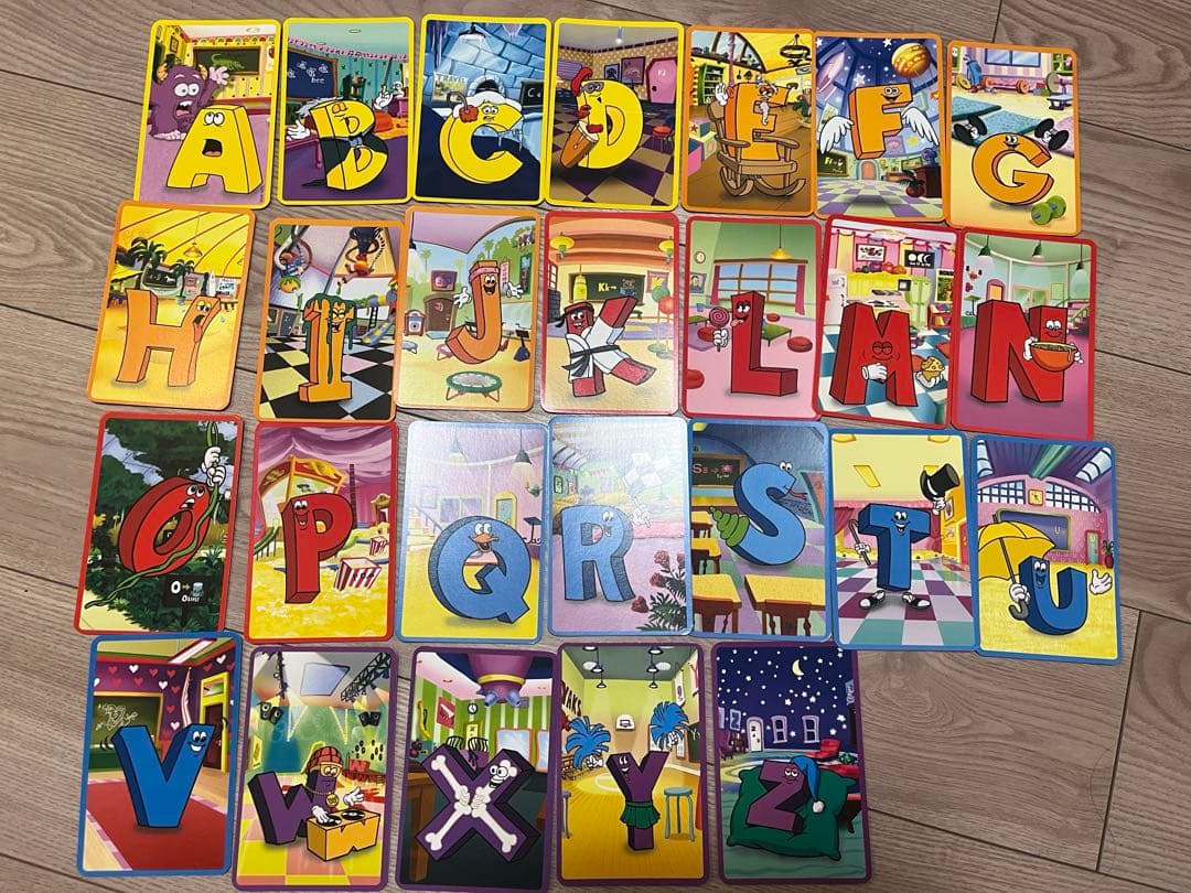 Leap Frog リープフロッグ DVDセット 3枚組　フラッシュカード付