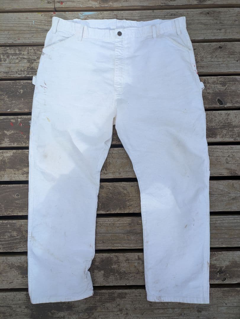 うた坊 ディッキーズ Dickies ペインターパンツ ペンキ ホワイト