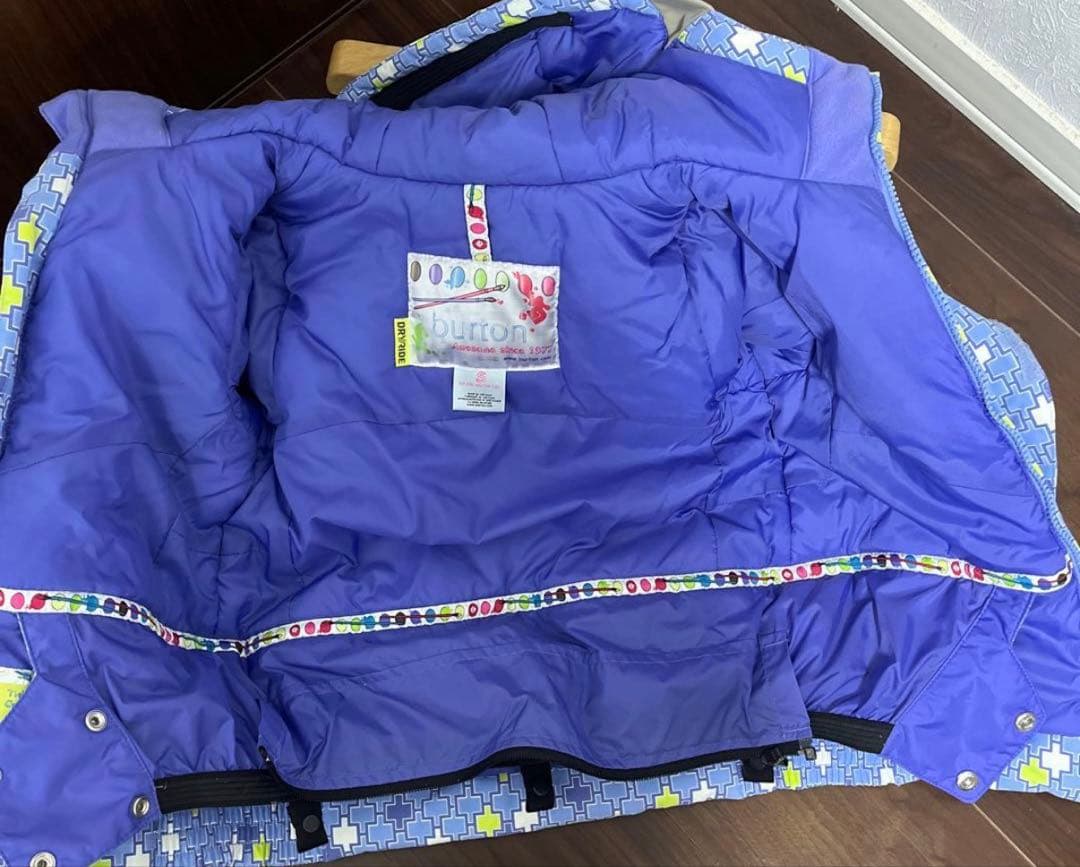 キッズ　バートン　上下　スノーボードウェア　120