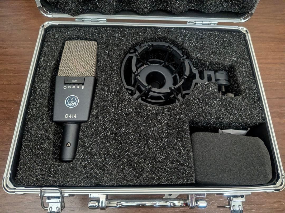 AKG C414 XLS コンデンサマイク ポップガード付属