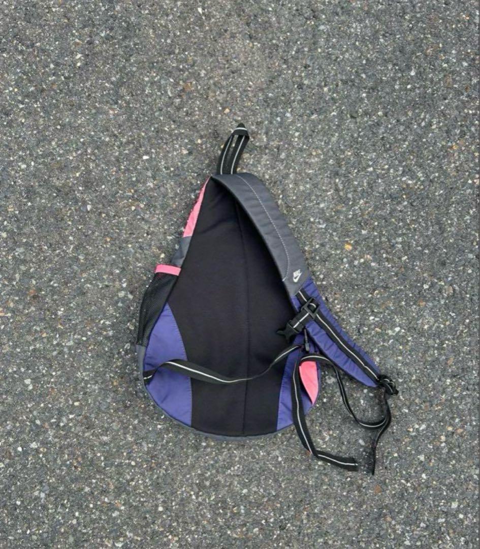 00s NIKE スリングバッグ ワンショルダーバッグ y2k 銀タグ