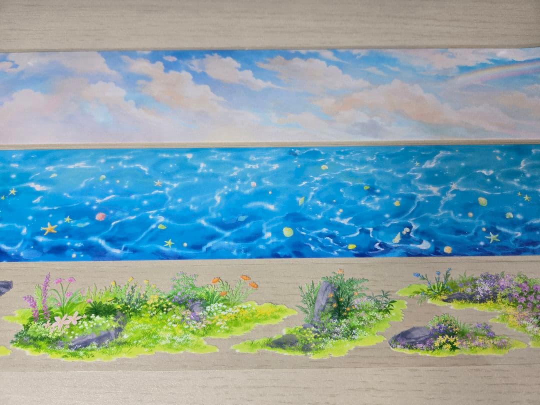 ナンさん　海外マステ　装飾　風景　背景　雲　PETマステ　まとめ売り