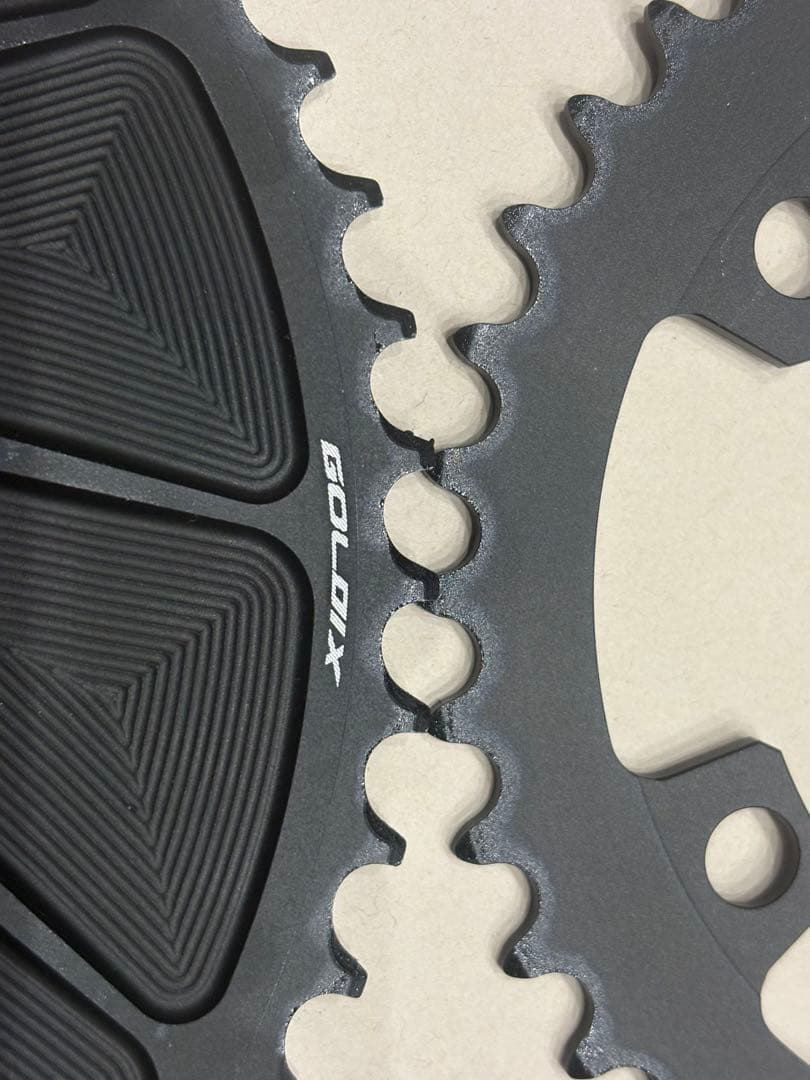 GOLDIX ダブルチェーンリング 54/40T ブラック　12S