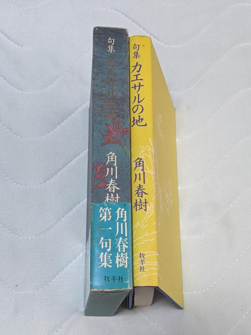 角川春樹 第１句集「 カエサルの地 」初版 箱 カバー 帯付き