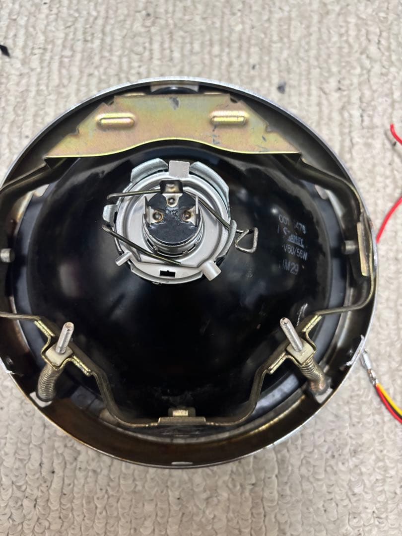 シャドウ400ヘッドライト