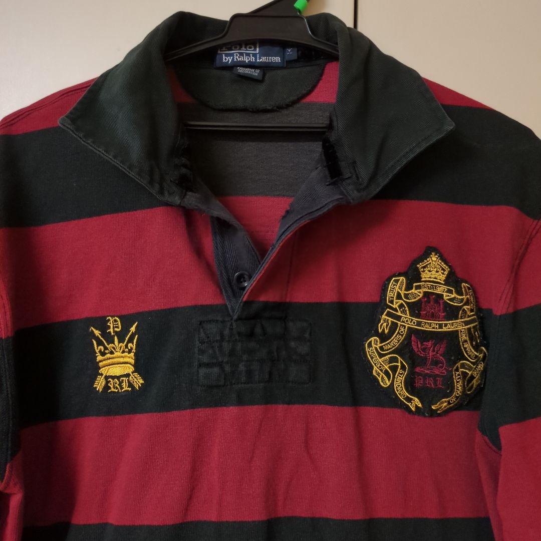 ポロラルフローレン M ラグビージャージ 5