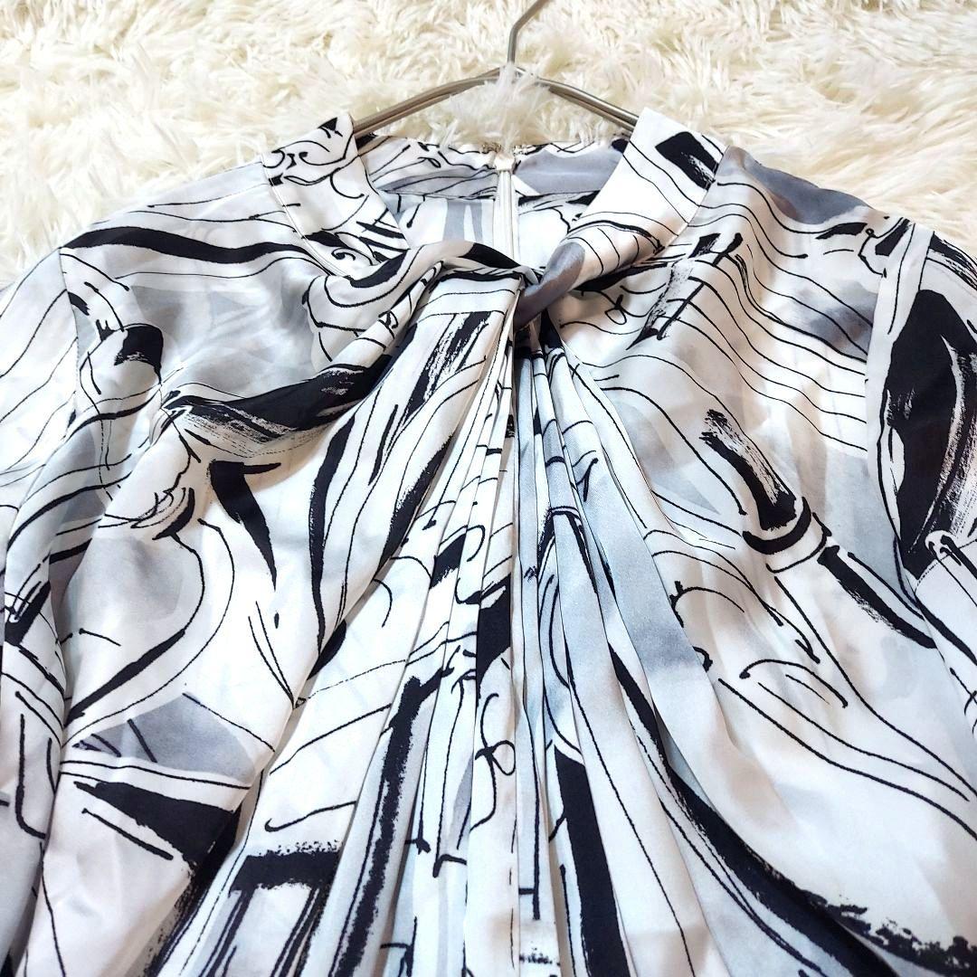 ダーマコレクション　美品　ロングワンピース　ツイストデザイン　上品　ウエストゴム