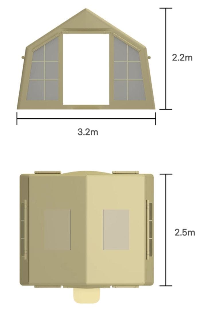YOページ　新品 COODY エアテント8.0 ダブルエアターブセット