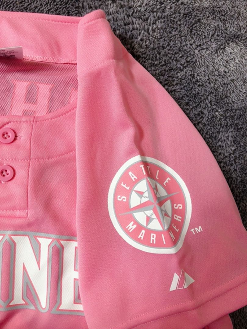 美品　イチロー　ユニフォーム　マリナーズ　レディース　ピンク