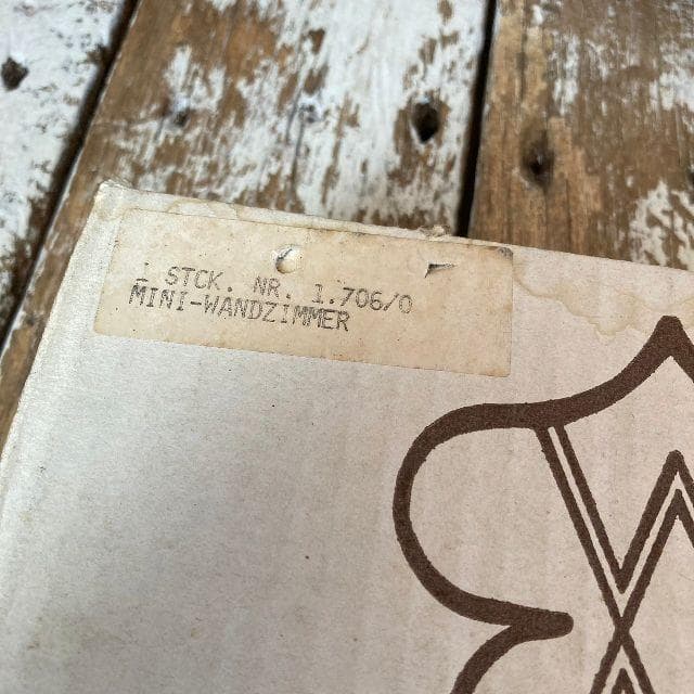 旧西ドイツ ヴィンテージ*ロイターポーセリン*ミニチュア ウォールルーム