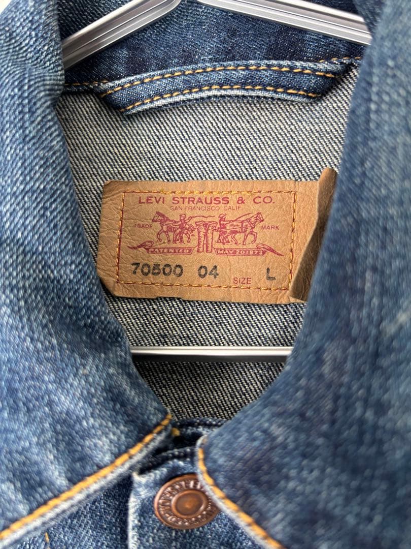 Levi's デニムジャケット ユーロリーバイス　size.Ｌ