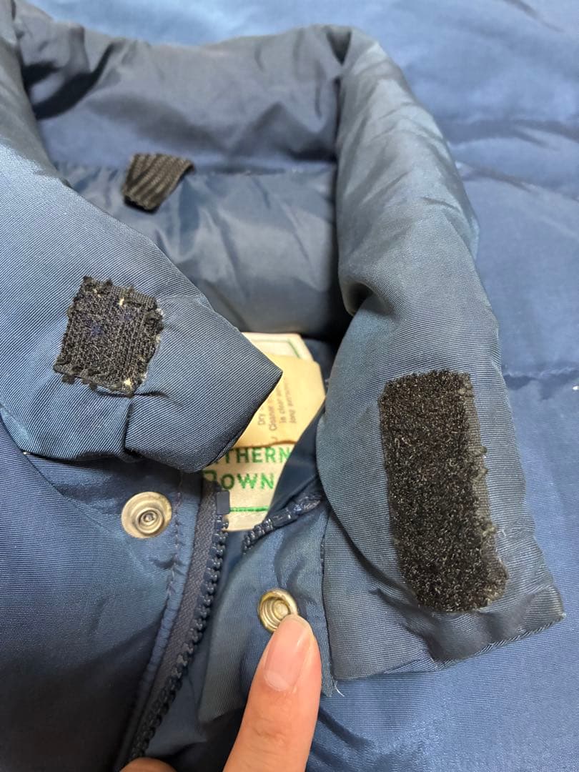 筆記体 L.L.Bean ダウンベスト XL ネイビー エルエルビーン