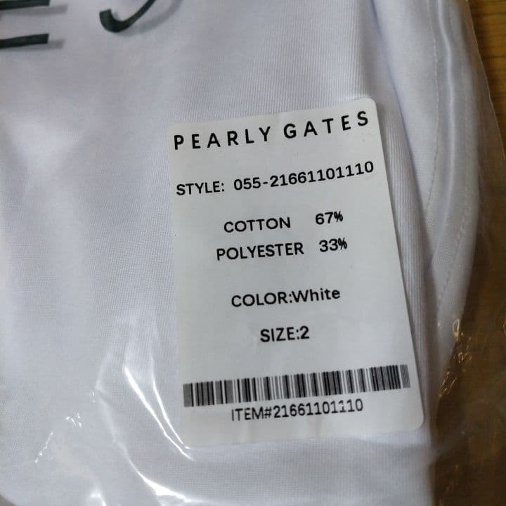 ⭐新品⭐PEARLYGATES⭐長袖モック ⭐白⭐L⭐