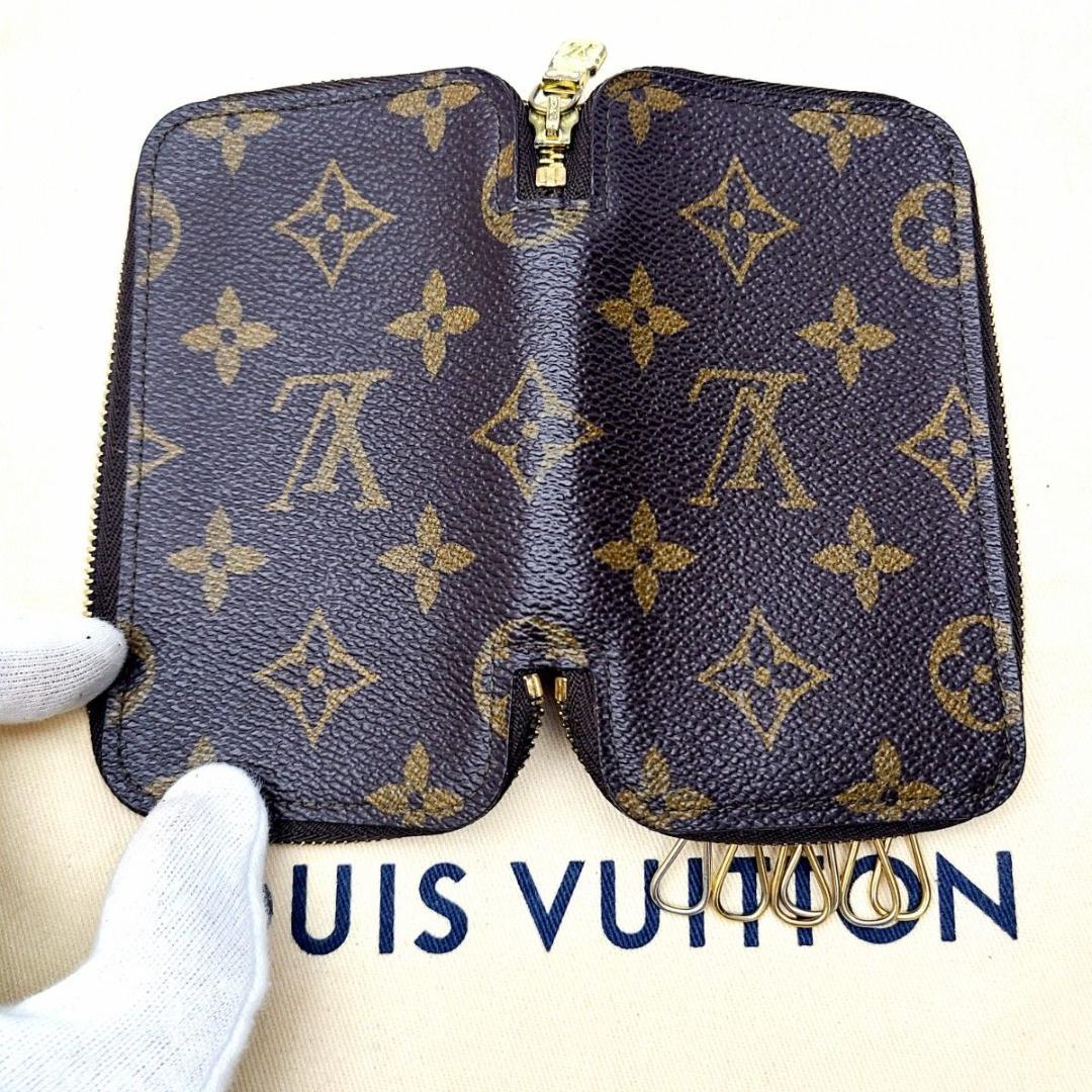 美品 ルイヴィトン キーケース ポシェット6クレ モノグラム ヴィンテージ