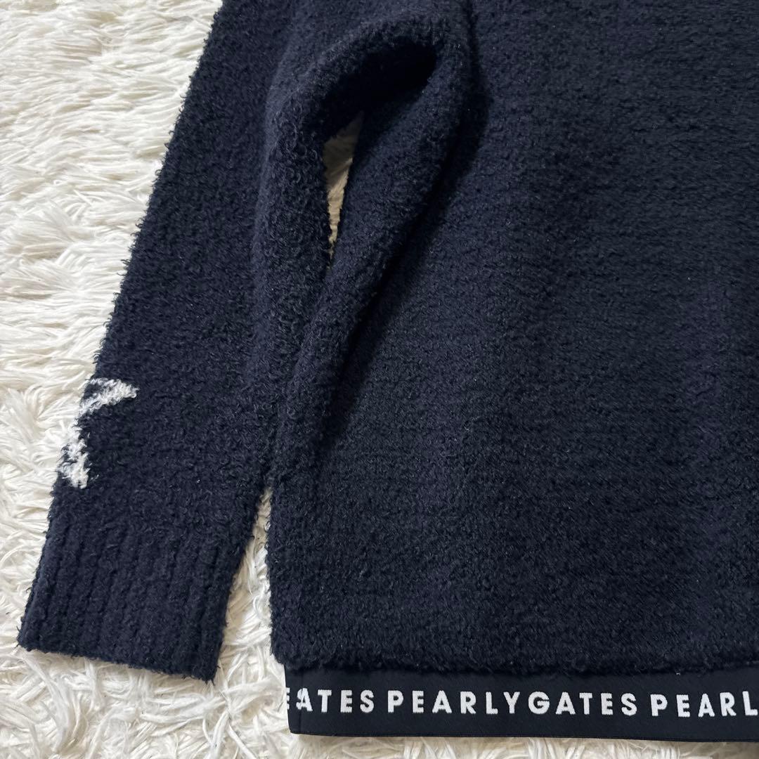 パーリーゲイツ ネイビー レディース ニットセーター フリース 89 星柄