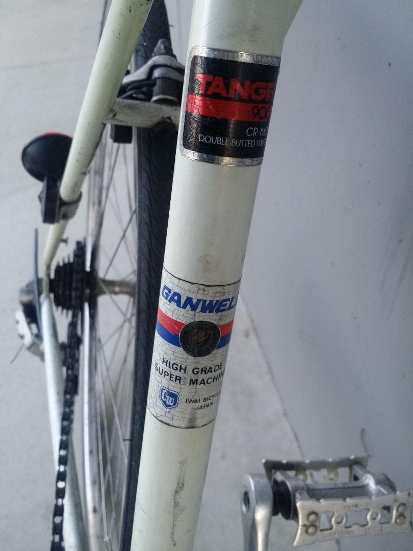 静岡直接引き取り　ガンウェル　TANGE900　クロモリ　ロードバイク 　中古品