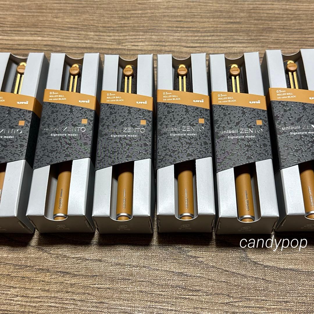 【新品】uniball ZENTO シグニチャーモデル ストーンブラス6本セット