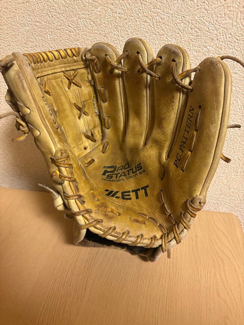 ZETT PROSTATUS 硬式グローブ ベージュ