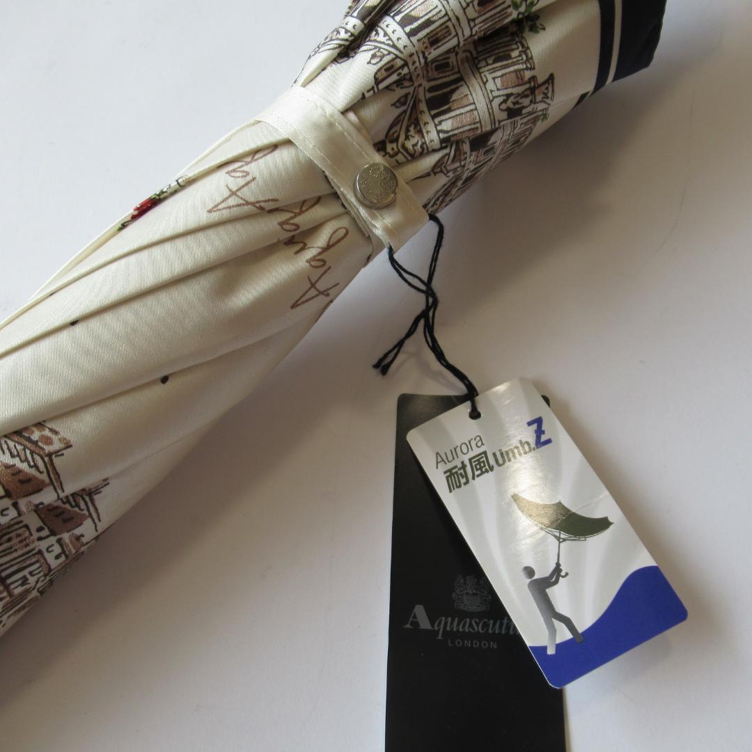アクアスキュータム新品 ジャンプ式雨傘 / 長傘 ロンドンガール No.3
