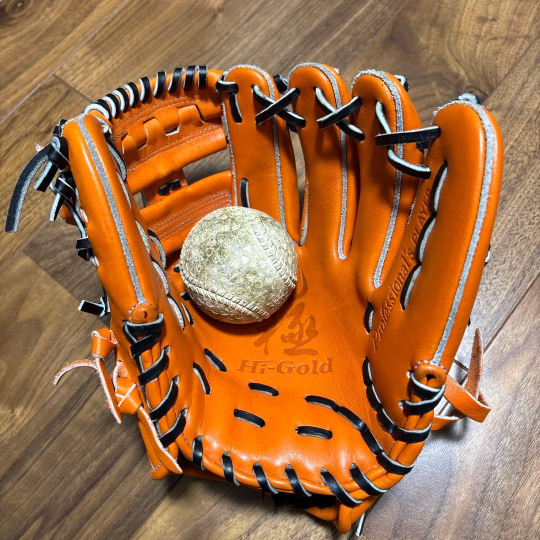 野球軟式グローブ右投げ HI-GOLD OKG1104