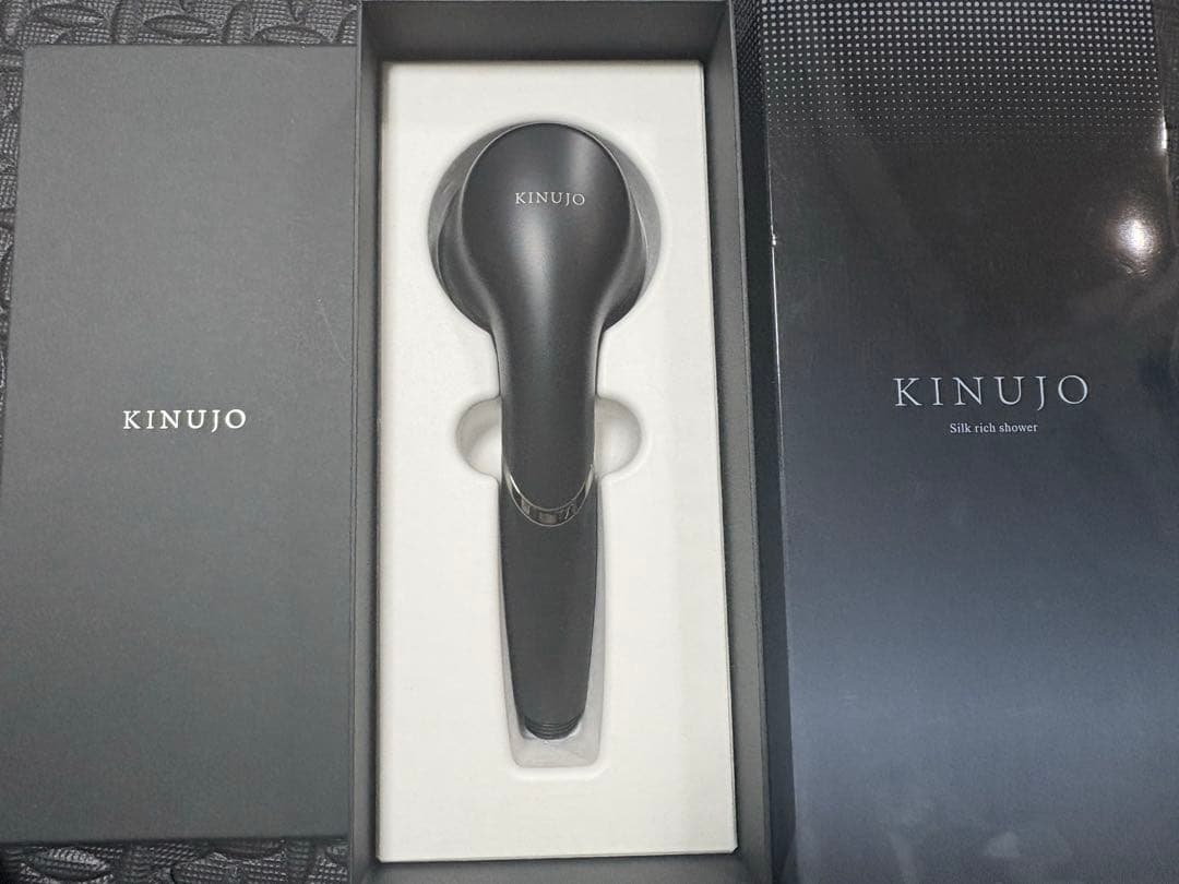 kinujo キヌージョ 新品　シャワーヘッド シルクリッチ　ブラック